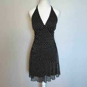 y2k polka dot dress